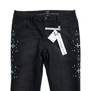 Versace V19.69 Italia Abbigliamento Size 31/12 Giuliana Skinny Jeans Black